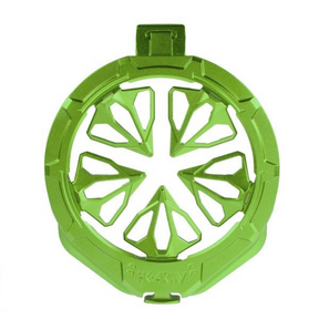 id-paintball HK Army EVO Pro Speedfeed in Lime Green aus Aluminium mit federbelasteten Fingern für Paintball-Hopper