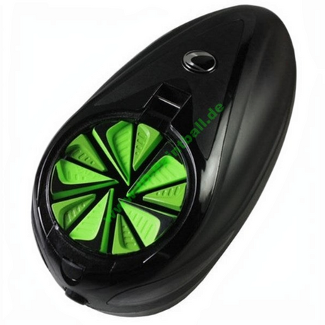 id-paintball Exalt Fast Feed in Schwarz und Grün für Dye Rotor R1 und LTR Paintball-Loader mit flexiblen Fingern