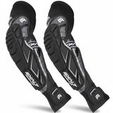 id-paintball Exalt FreeFlex Ellenbogenschoner in Schwarz mit Quad-Core-Polsterung für Paintball-Schutz