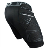 id-paintball Exalt FreeFlex Paintball Slide Short in Schwarz mit schützenden Polstern an Hüfte und Oberschenkeln