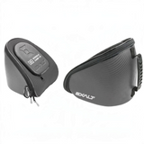 id-paintball Exalt Goggle Case V3 in Charcoal Grey mit halbsteifer Konstruktion und Tragegriff für Paintballmasken