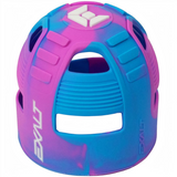 id-paintball Exalt Tank Grip aus blau-pinkem Gummi für Paintball-Flaschen mit rutschfester Struktur