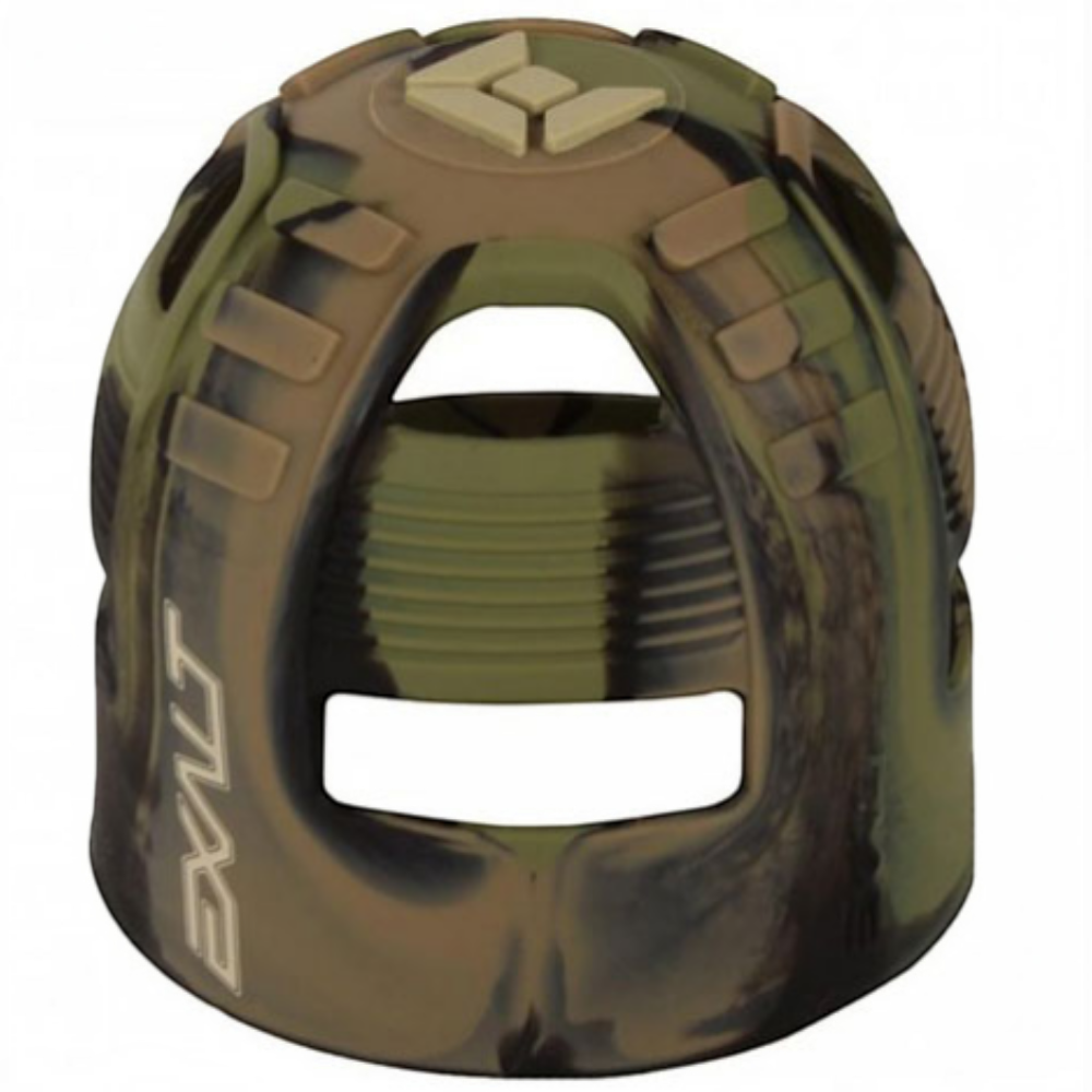 id-paintball Exalt Tank Grip aus Gummi in Camouflage-Optik für Paintball-Flaschen mit rutschfester Struktur