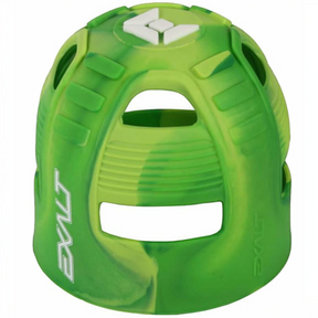 id-paintball Exalt Tank Grip aus grünem, strukturiertem Gummi für Paintball-Flaschen mit rutschfestem Design