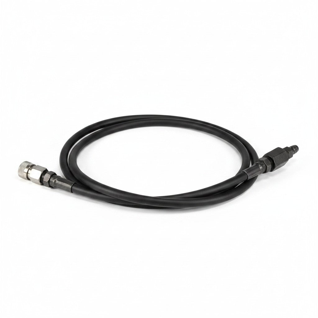 id-paintball First Strike Fill Whip 90cm Füllschlauch für Paintball Druckluftflaschen in Schwarz