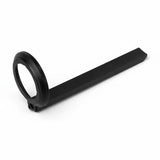 id-paintball DSG AM Floating Stock Guide aus schwarz eloxiertem Aluminium für 300-Bar-MagFed-HP-Systeme