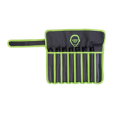 id-paintball Freak POWER Battle Boy Tasche in Schwarz mit neongrünen Akzenten für Paintball-Laufhülsen