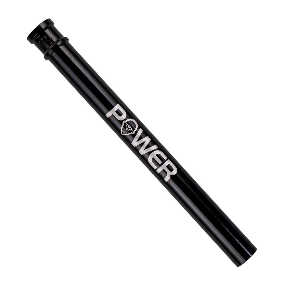 id-paintball Freak POWER Hülse aus schwarzem Aluminium für präzises Bore-Matching in Paintball-Laufsystemen