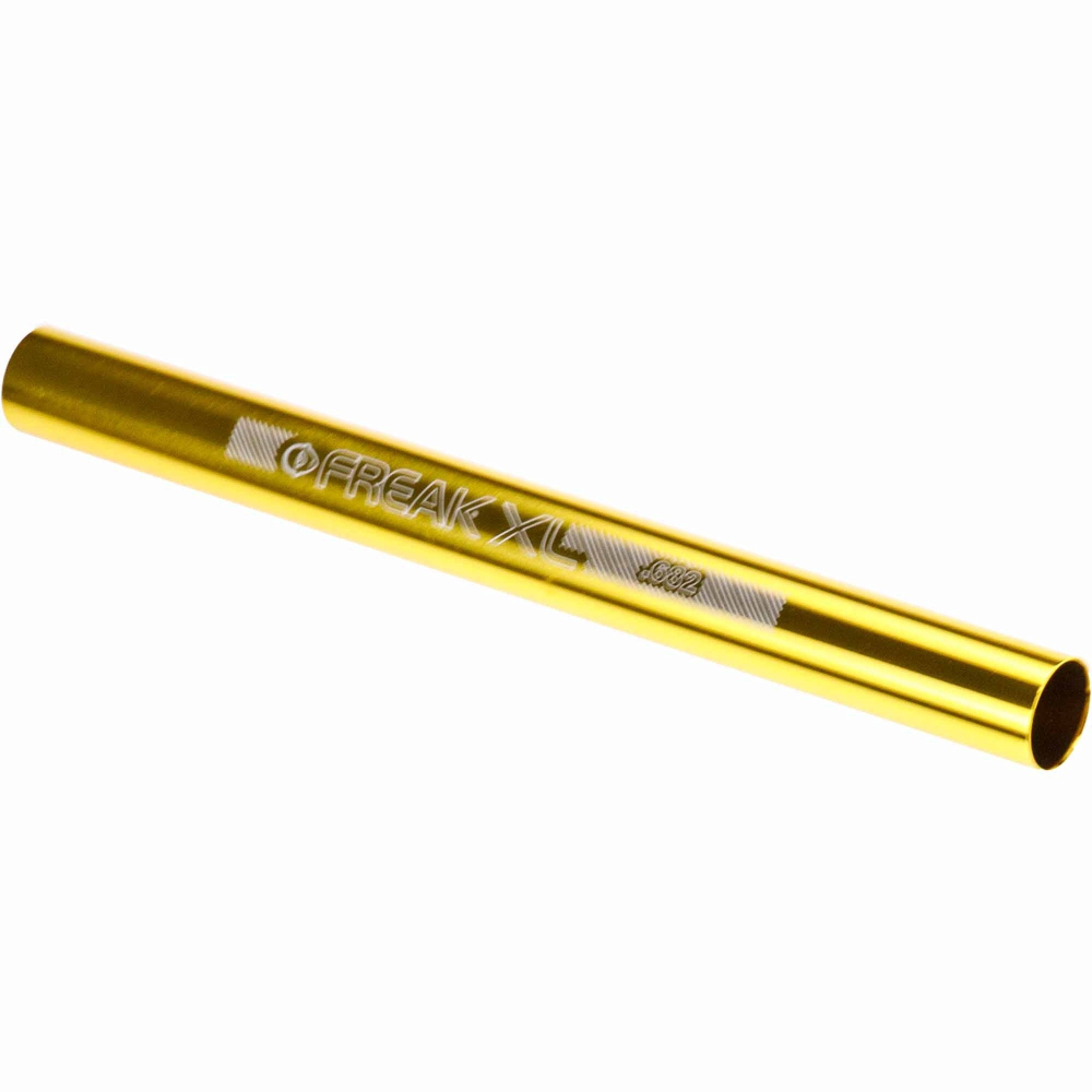 id-paintball GOG Freak XL Hülse in Gold mit 8 Zoll Länge für präzise Paintball-Laufsysteme
