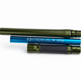 id-paintball GOG Freak XL Junior Laufset in Oliv Matt mit blauem 0.689 Insert für Paintball Markierer