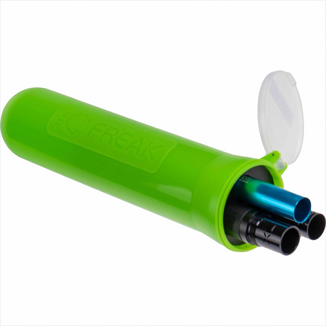 id-paintball GOG Freak XL Junior Laufset in grünem Transport-Pod mit schwarzem Lauf und blauem Insert