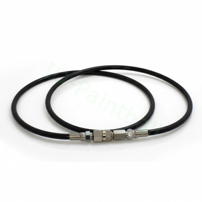 id-paintball Fill Whip Füllschlauch Verlängerung in Schwarz mit 98cm Länge für Paintball HP-Systeme