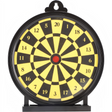 id-paintball Combat Zone Gel Zielscheibe mit gelb-schwarzem Dartboard-Design für Airsoft-Training