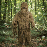 id-paintball MFH Ghillie Tarnanzug in Desert Farbe mit kompletter Fadentarnung für Airsoft und Paintball im Wald