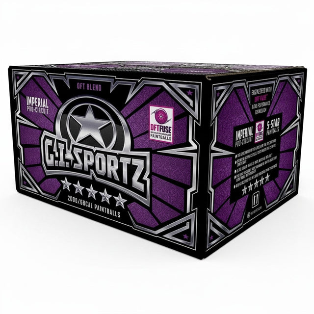 id-paintball GI Sportz 5 Star Paintball Karton mit 2000 Schuss im Kaliber .68 für Turnierspieler