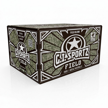 id-paintball GI Sportz Field Paintballs Karton mit 2000 Schuss im Kaliber .68 für Training und Freizeit