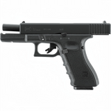 id-paintball GLOCK 17 Gen4 Airsoft-Pistole in Schwarz mit Metallschlitten und Blowback-Funktion