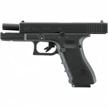 id-paintball GLOCK 17 Gen4 Airsoft-Pistole in Schwarz mit Metallschlitten und Blowback-Funktion