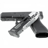 id-paintball GLOCK 17 Gen5 CO2 Pistole mit Kettenmagazin für 4,5 mm Diabolos und realistischem Metallschlitten