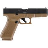 id-paintball T4E GLOCK 17 Gen5 French Army Edition Paintball-Pistole mit Coyote-Griffstück und schwarzem Schlitten