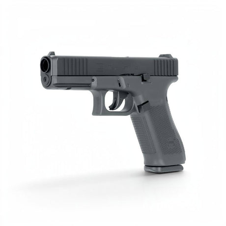id-paintball GLOCK 17 Gen5 T4E Markierer im Kaliber .43 mit schwarzem Aluminiumschlitten und Polymer-Griffstück