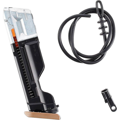 id-paintball Magazin für T4E GLOCK 17 Gen5 French Army Edition im Kaliber .43 mit Fangriemen und Zubehör