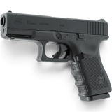 id-paintball GLOCK 19 Gen4 MOS CO2 Luftpistole in Schwarz mit Metallschlitten und strukturierter Griffschale