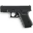 id-paintball GLOCK 19 Gen4 MOS CO2-Pistole in Schwarz mit Metallschlitten und strukturierter Griffschale