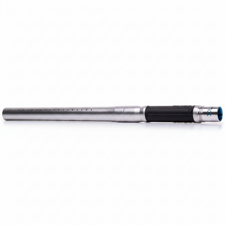 id-paintball GOG Freak XL Junior Paintball-Laufset in Silber Matt mit AutoCocker-Gewinde und 8-Zoll-Insert