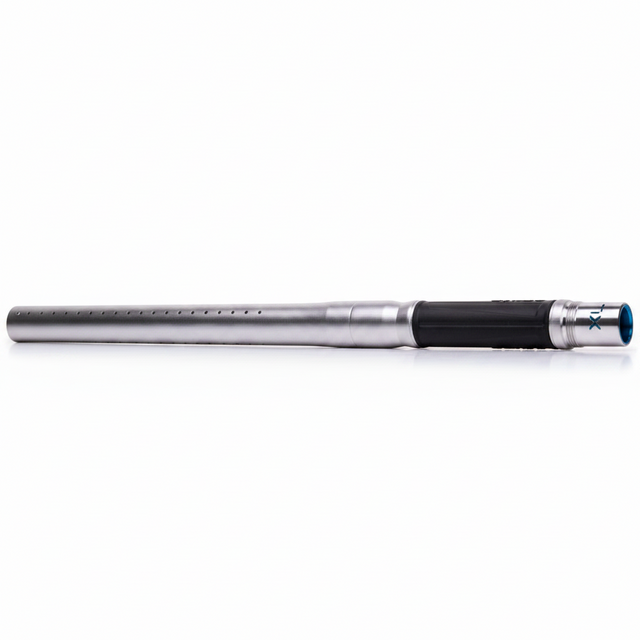id-paintball GOG Freak XL Junior Paintball-Laufset in Silber Matt mit AutoCocker-Gewinde und 8-Zoll-Insert