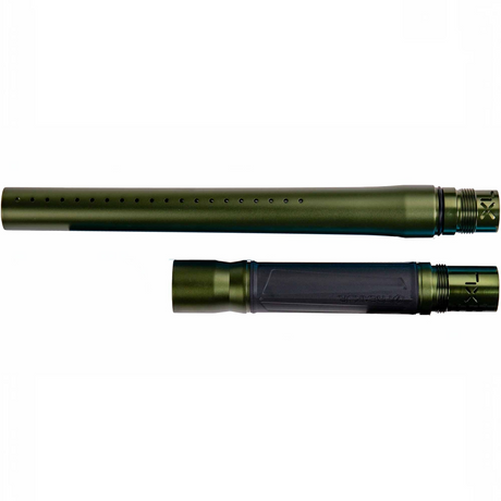 id-paintball GOG Freak XL Junior Laufset in Oliv Matt mit Laufvorderteil und Laufhinterteil für Paintballmarkierer