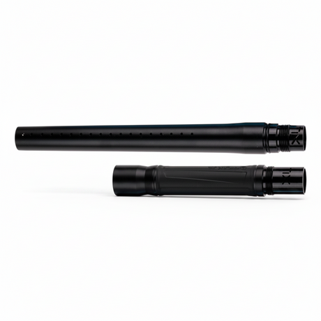 id-paintball GOG Freak XL Junior Paintball-Laufset in Schwarz Matt mit zweiteiligem Design und AutoCocker-Gewinde