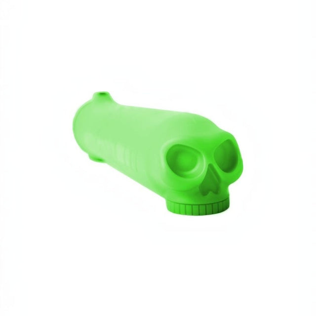 id-paintball HK Army Skull Pod in leuchtendem Grün mit 3D-Totenkopf-Design für Paintball-Munition