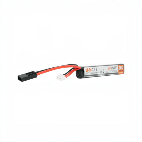 id-paintball GSG Li-Po Akku 7,4V 1450mAh mit Anschlusskabeln für Airsoft AEG und S-AEG Modelle