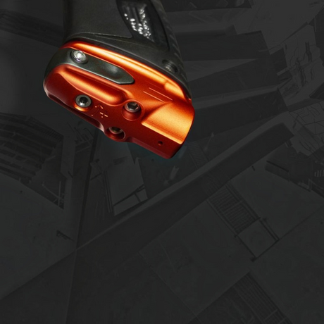 id-paintball Planet Eclipse GTEK 180R Paintball Markierer Frontgriff in auffälligem Orange mit schwarzem Grip