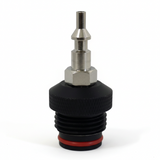 id-paintball Guerrilla Air Cobra ASA Adapter mit Push-Bottom Release für Paintball Remote-Systeme aus Metall