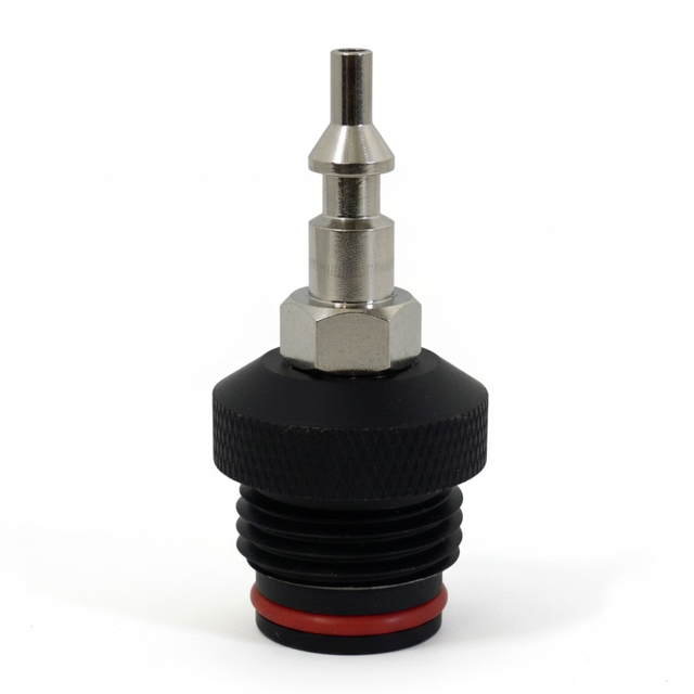 id-paintball Guerrilla Air Cobra ASA Adapter mit Push-Bottom Release für Paintball Remote-Systeme aus Metall