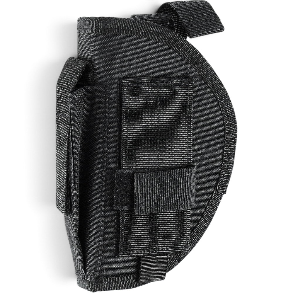 id-paintball Umarex Gürtelholster Typ A aus schwarzem Nylon mit integrierter Magazintasche für große Pistolen