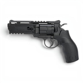 id-paintball Elite Force H8R Gen2 CO2 Airsoft-Revolver in Schwarz mit Polymer-Rahmen und Picatinny-Schienen