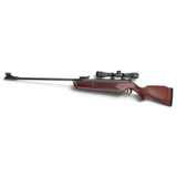 id-paintball Hämmerli Hunter Force 600 Luftgewehr mit Buchenholzschaft, Knicklauf und montiertem 4x32 Zielfernrohr