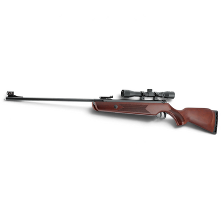 id-paintball Hämmerli Hunter Force 600 Luftgewehr mit Buchenholzschaft, Knicklauf und montiertem 4x32 Zielfernrohr