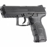 id-paintball Heckler & Koch P30 Airsoft-Pistole mit schwarzem Metallschlitten und strukturierter Griffschale