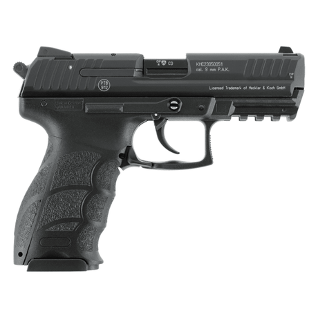 id-paintball Heckler & Koch P30 Schreckschusspistole im Kaliber 9 mm P.A.K. mit schwarzem Polymer-Griffstück