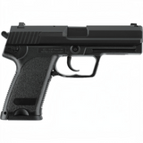 id-paintball Heckler & Koch P8 A1 Airsoft Pistole in Schwarz mit Metallschlitten und originalen Markings