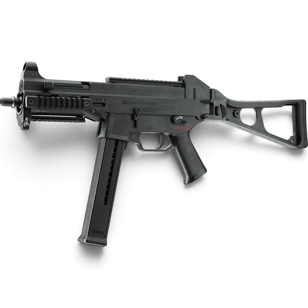 id-paintball Heckler & Koch UMP Sportsline Airsoft AEG in Schwarz mit Klappschaft und Picatinny-Rail