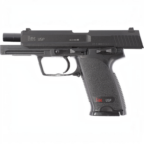 id-paintball Heckler & Koch USP Federdruck Airsoft Pistole in Schwarz mit 6 mm BB Kaliber