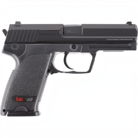 id-paintball Heckler & Koch USP Federdruck Airsoft Pistole in Schwarz mit 6 mm Kaliber für Einsteiger
