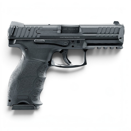 id-paintball Heckler & Koch VP9 Softair Pistole mit Metallschlitten und Gas-Blowback-System in Schwarz