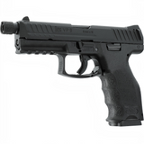id-paintball Heckler & Koch VP9 Tactical GBB Airsoft-Pistole in Schwarz mit Metallschlitten und Gewindelauf