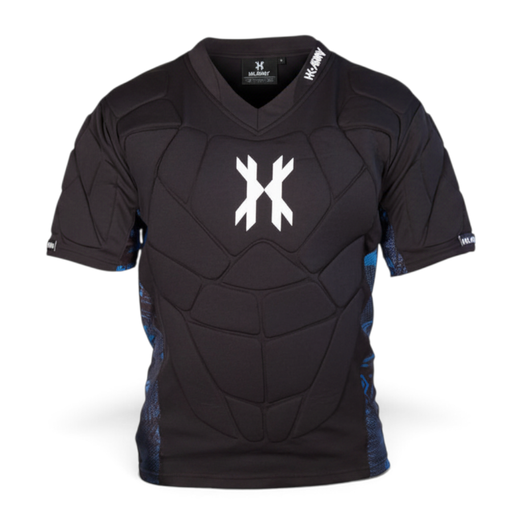 id-paintball HK Army Crash Brustpanzer in Schwarz mit Dual-Layer Polsterung und atmungsaktivem Stretch-Material
